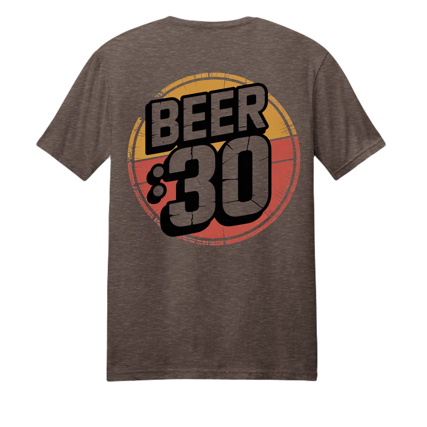 Heathered Brown - DM108 - BACK