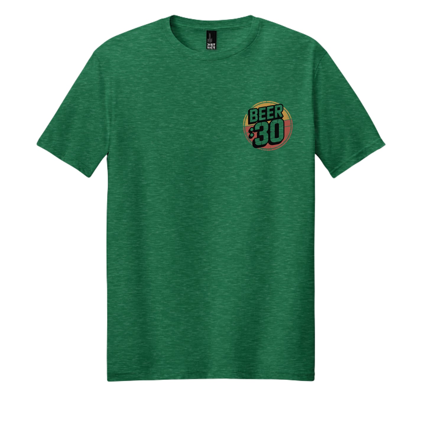 Heathered Kelly Green - DM108 - FRONT