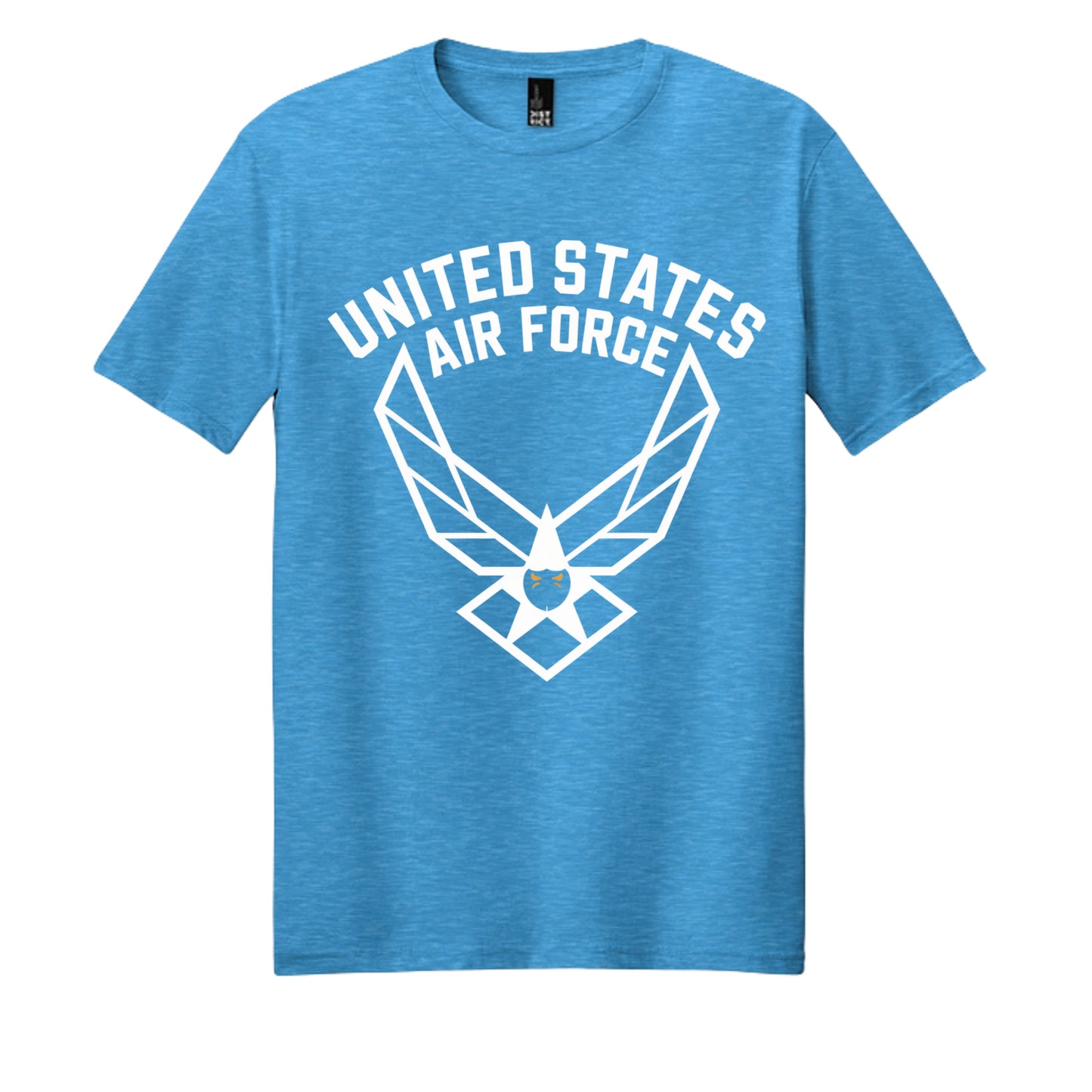 Heathered Bright Turquoise - DM108 - FRONT