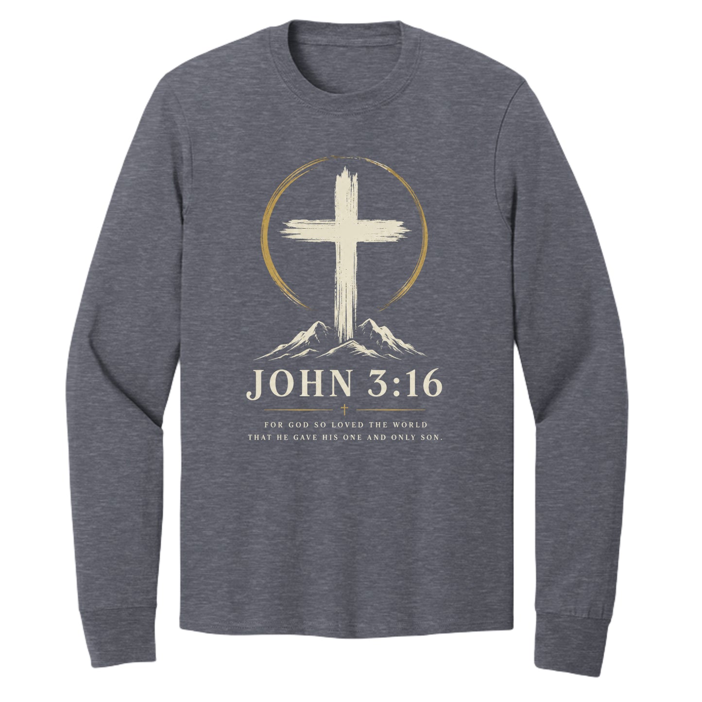 Heather Navy - PC54LS - FRONT